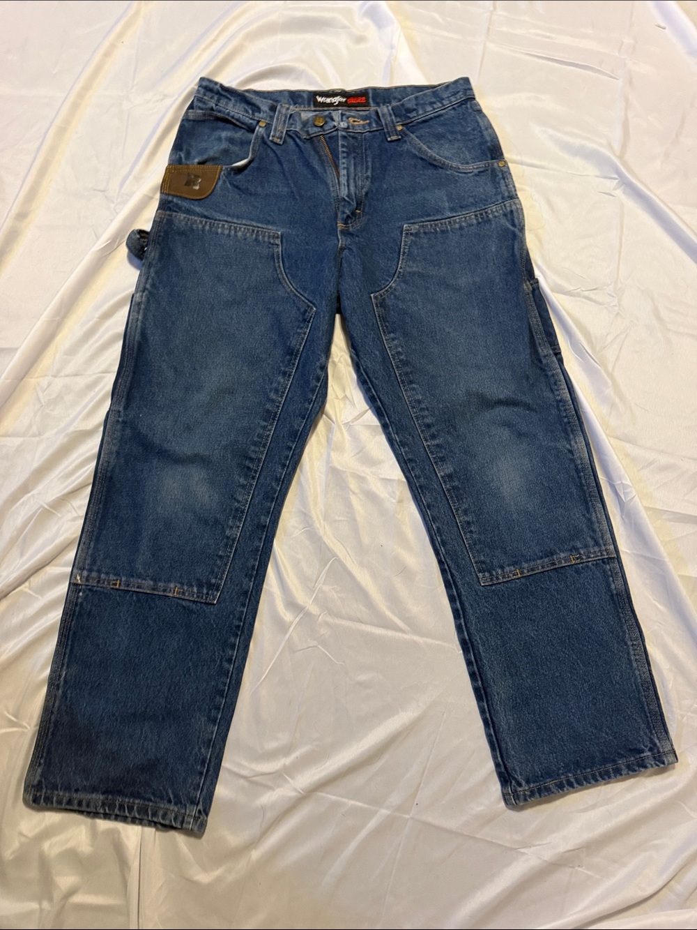 Wrangler Men's Indigo Relaxed Carpenter Jeans
